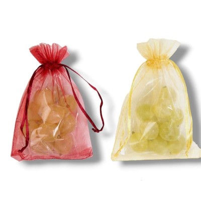 Pack 12 uvas Modelo Organza - www.bolsasdecotillon.com