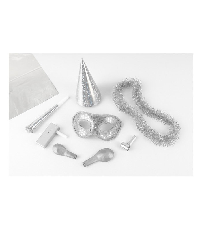 Bolsa de cotillón Veneciana Plata - www.bolsasdecotillon.com