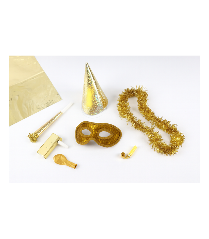 Bolsa de cotillón Veneciana Oro - www.bolsasdecotillon.com